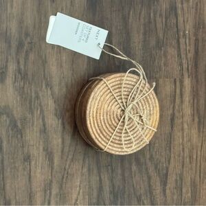 Nordstrom Bronx set of 4 etched Coasters set